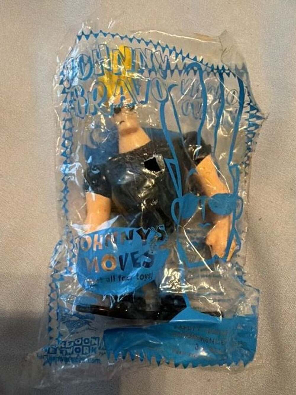 Subway 2001 Johnny Bravo Johnny's Moves Cartoon Network Sealed Toy Figure